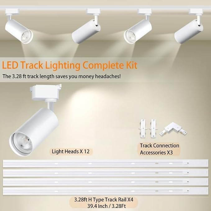 White 12PCS Brightened 20W 4000K