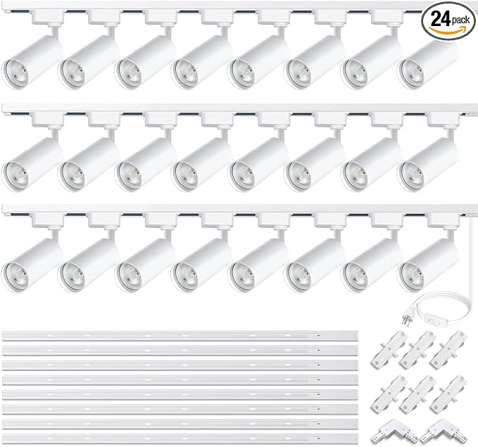 White 24PCS Brightened 20W 6000K