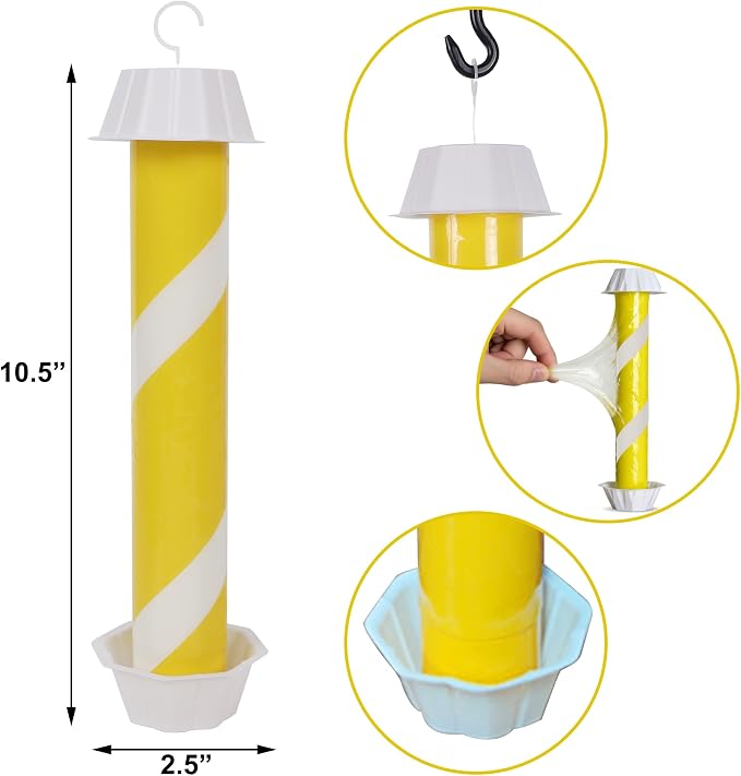 Fluorescent strip yellow