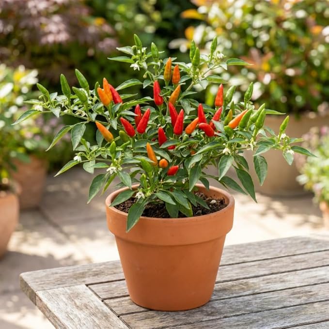 Small Upright Hot Peppers