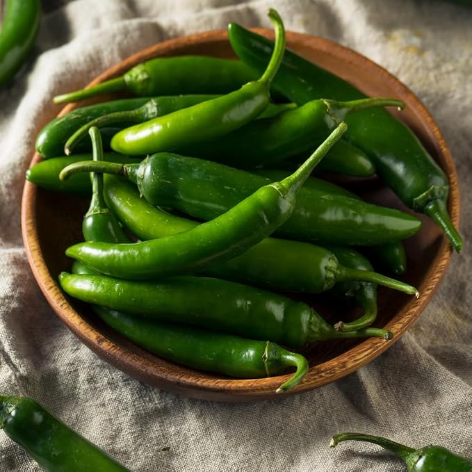 Hot Green Peppers