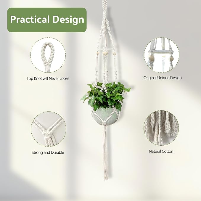 Plant Hanger Ivory(daylight)