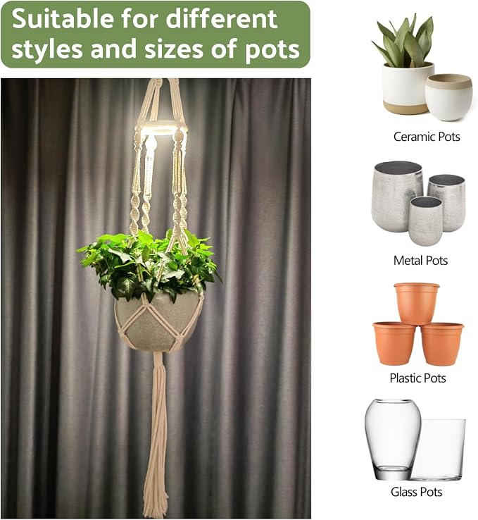 Plant Hanger Ivory(daylight)