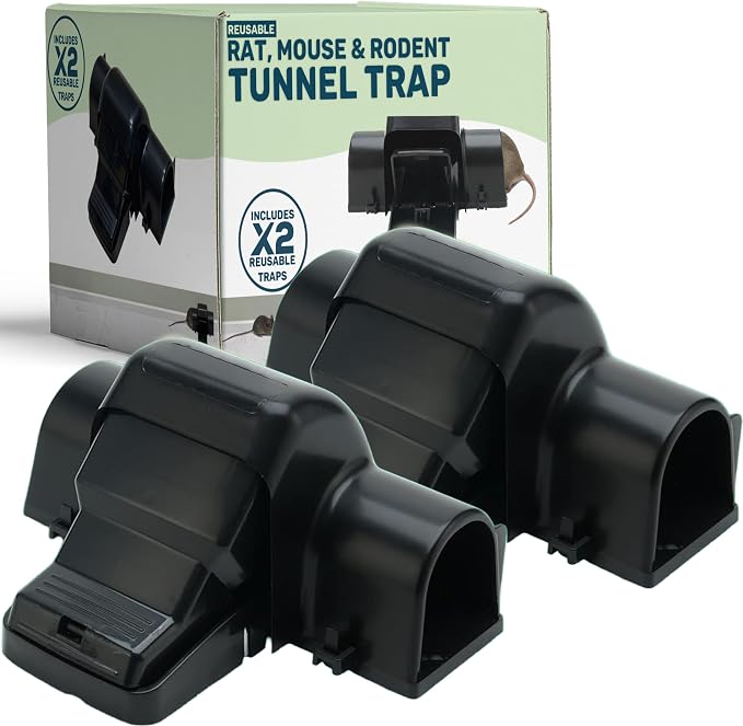 Includes 2 Heavy Duty Tunnel Traps
