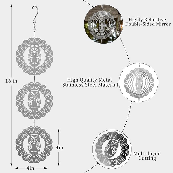Silver Owl(4 Set)