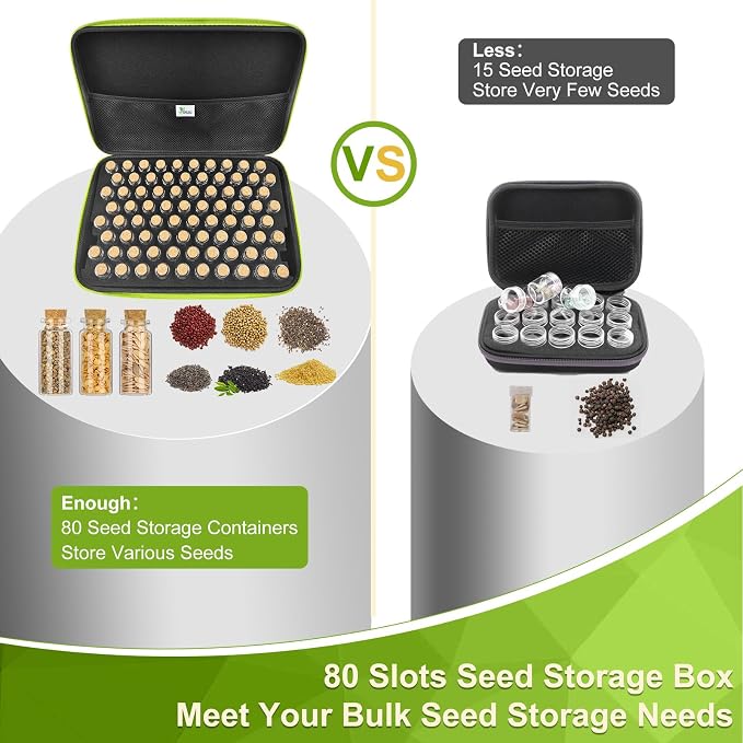 Green 80 Slots with 40 Seed Envelopes
