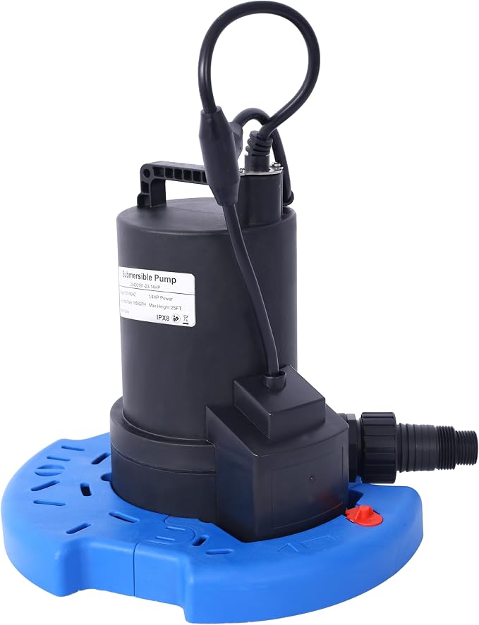 Black+blue 1/4 Hp