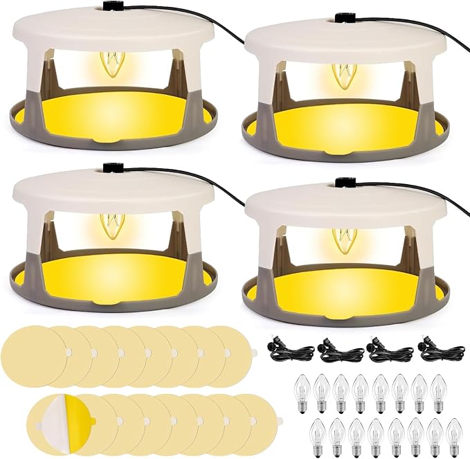 Grey Flea Trap x 4
