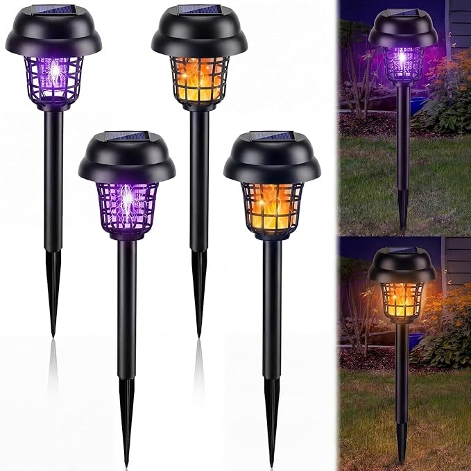 Purple and Flame Light, Black