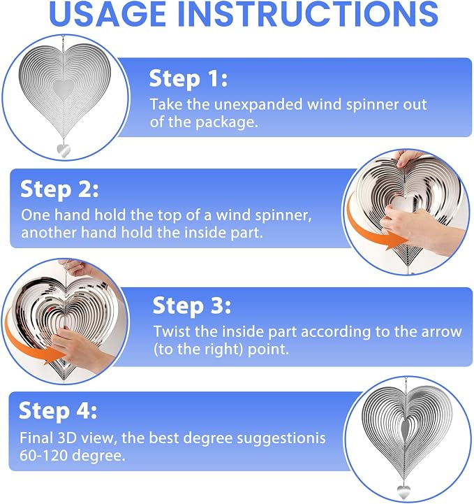 Silver Heart(1 Set)