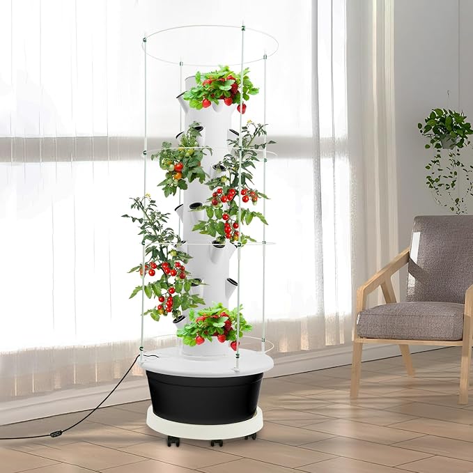 28-plant With Climbing Trellis, Black