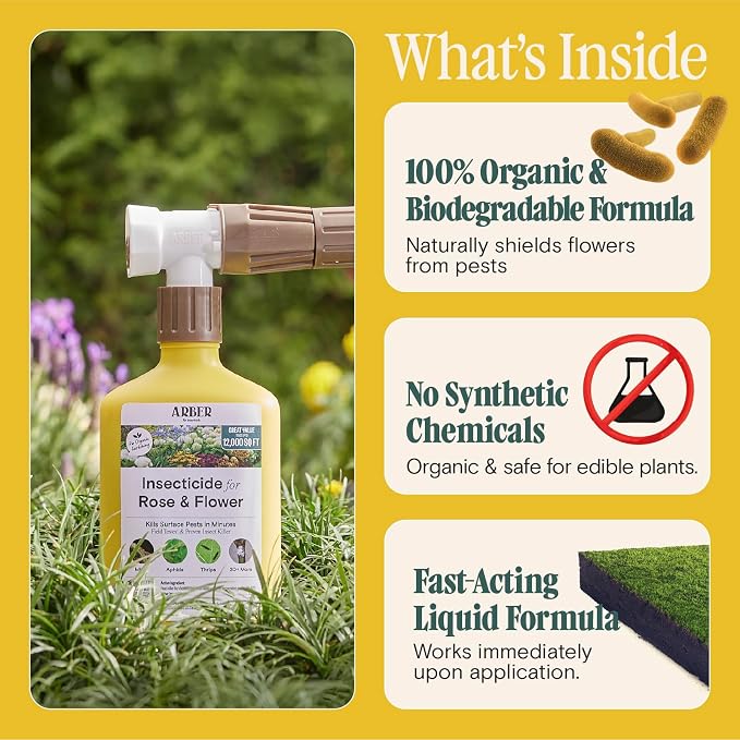 Organic Insecticide for Roses & Flowers