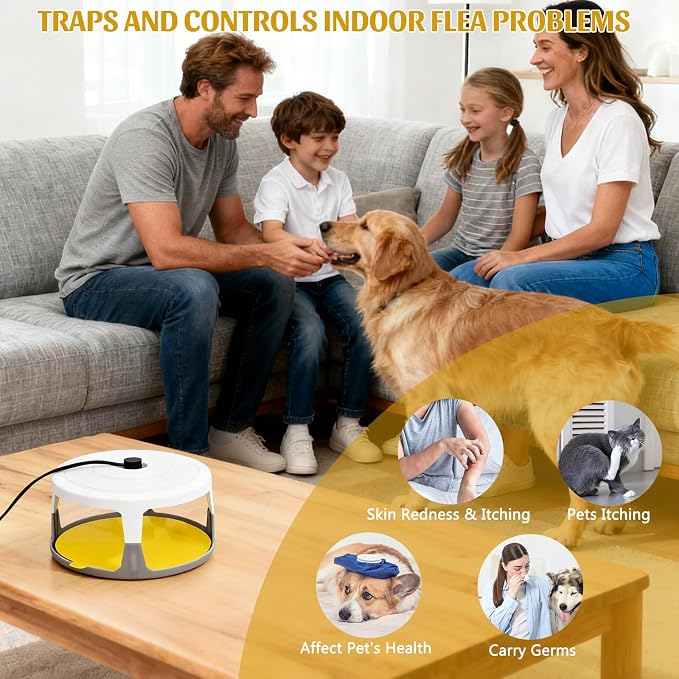 Grey Flea Trap x 4