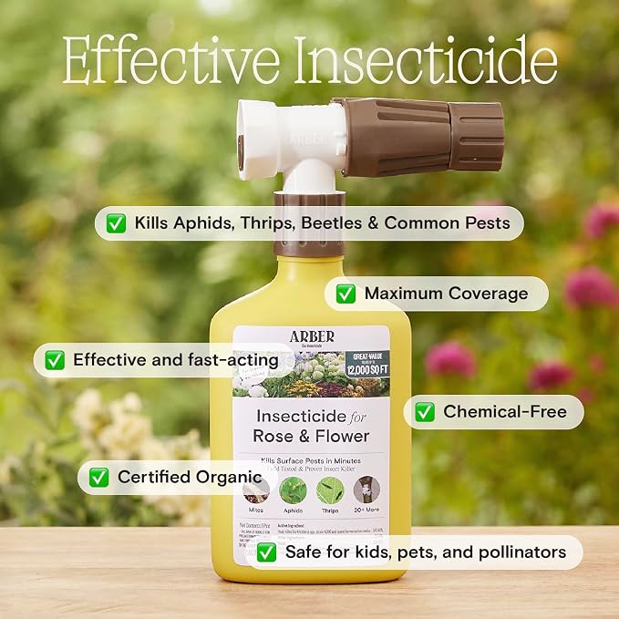 Organic Insecticide for Roses & Flowers