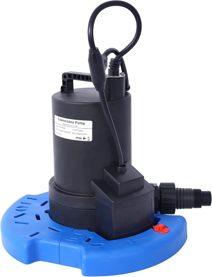 Black+blue 1/3 Hp