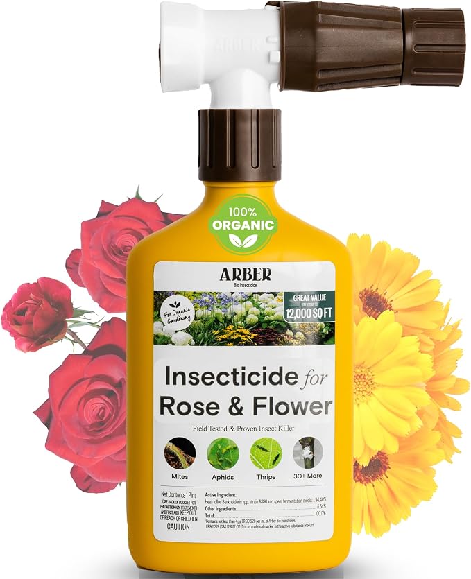 Organic Insecticide for Roses & Flowers