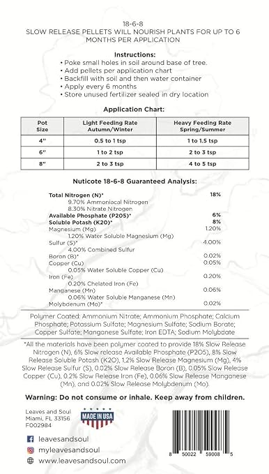 Bonsai Fertilizer (18-6-8 Pellets)