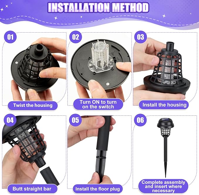 Purple and Warm Light, Black
