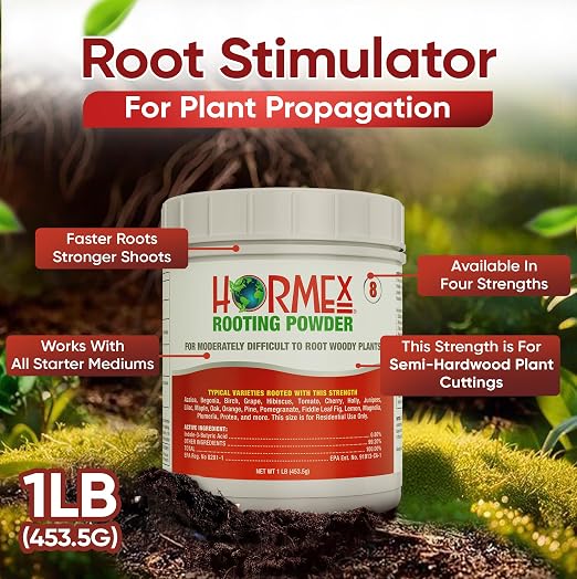 C) #8 For Moderately Hard to Root Plants - 1 Lb