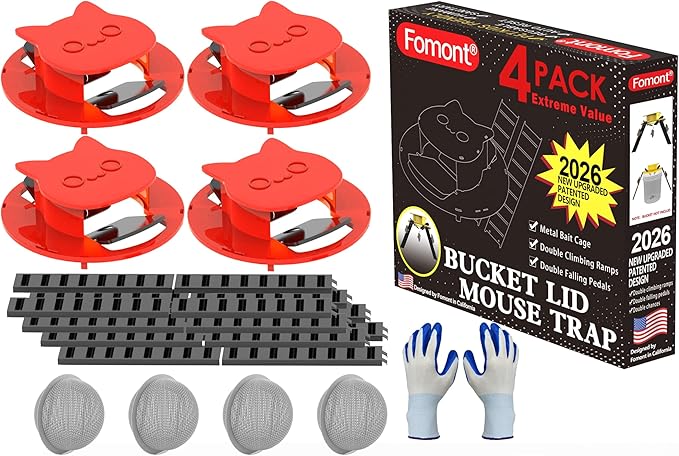 Red - 4 Pack, Extreme Value with Free Hand Glove