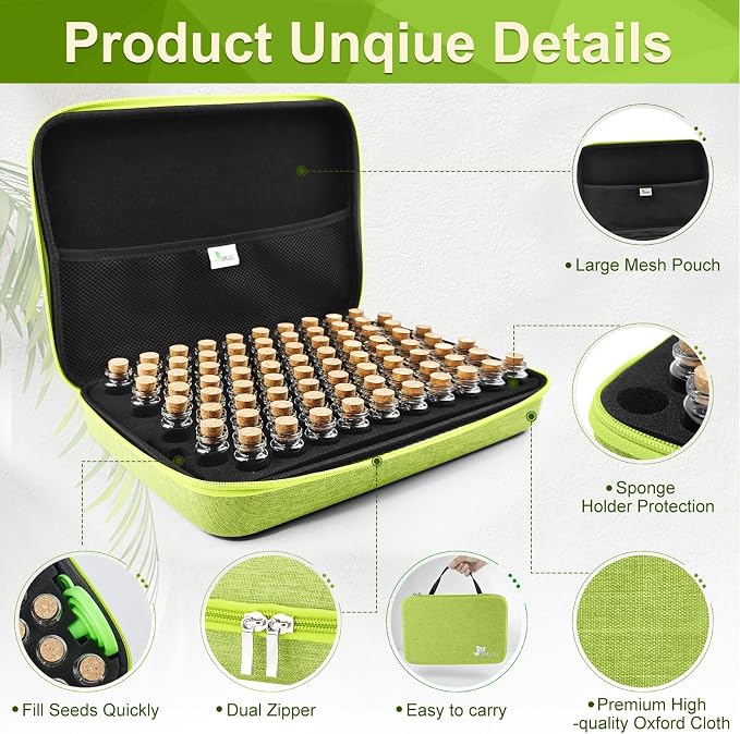 Green 80 Slots with 40 Seed Envelopes