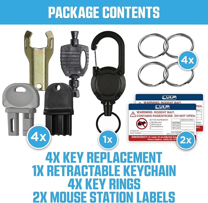 Universal 4 + Retractable Key Chain