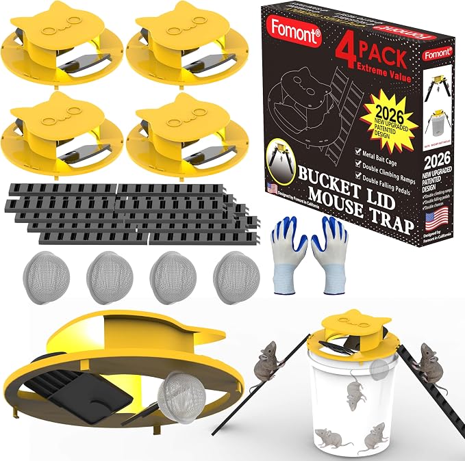 Yellow - 4 Pack, Extreme Value with Free Hand Glove