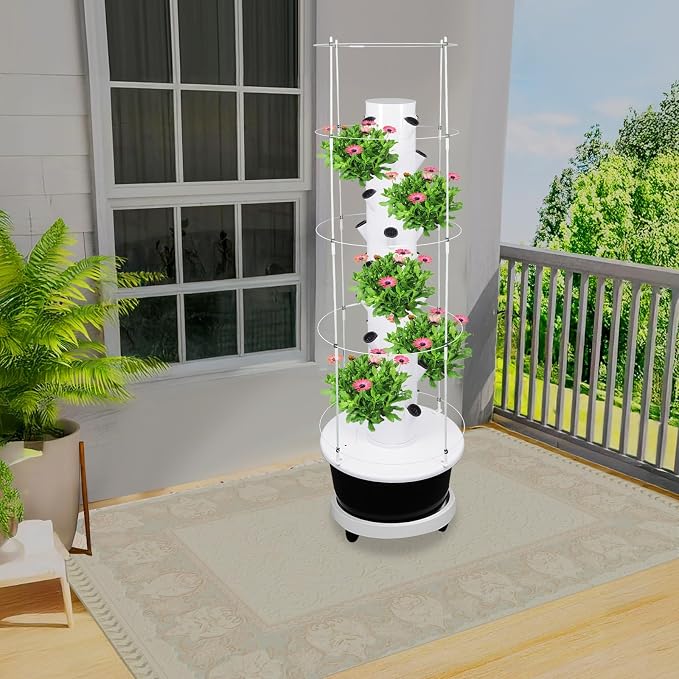 36-plant With Climbing Trellis, Black