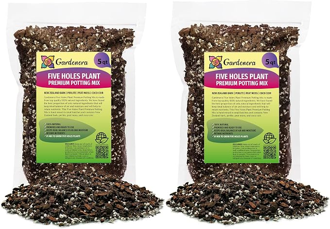 Five Holes Monstera Soil Mix