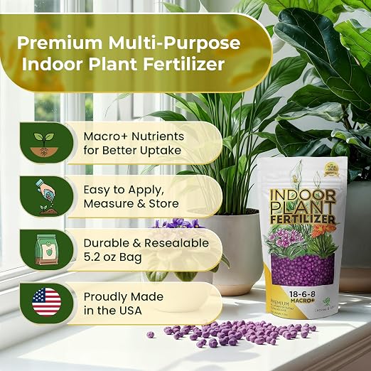 Indoor Plant Fertilizer (18-6-8 Pellets)