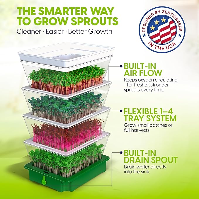 4-Tier Sprouting Kit