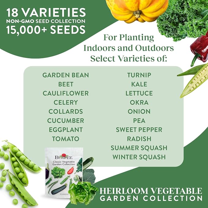 Best 18 Heirloom Vegetable Seeds