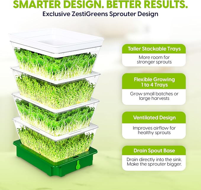 4-Tier Sprouting Kit
