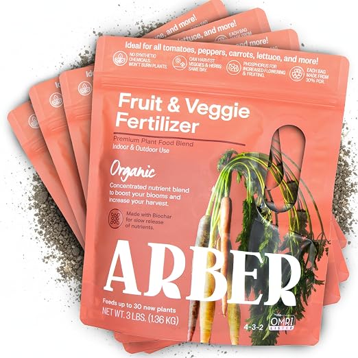 Fruit and Veggie Fertilizer - 4 Pack