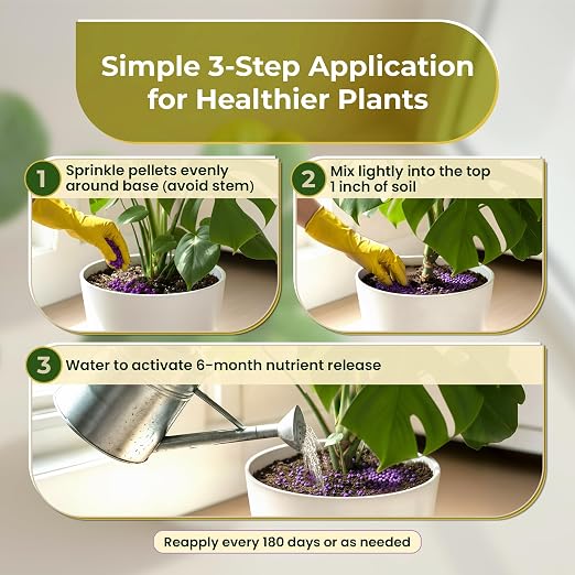Indoor Plant Fertilizer (18-6-8 Pellets)