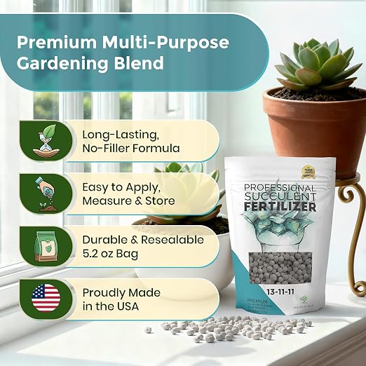 Succulent Fertilizer (13-11-11 Pellets)