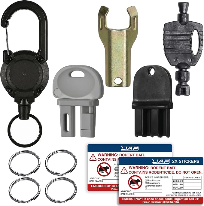 Universal 4 + Retractable Key Chain