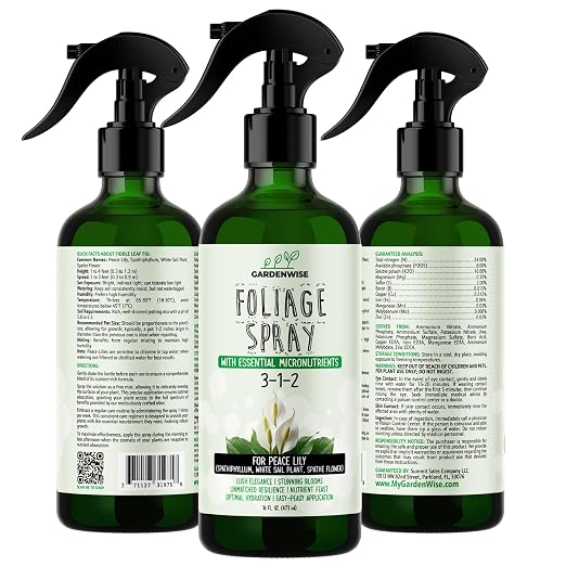 Peace Lily Foliar Spray 3-1-2