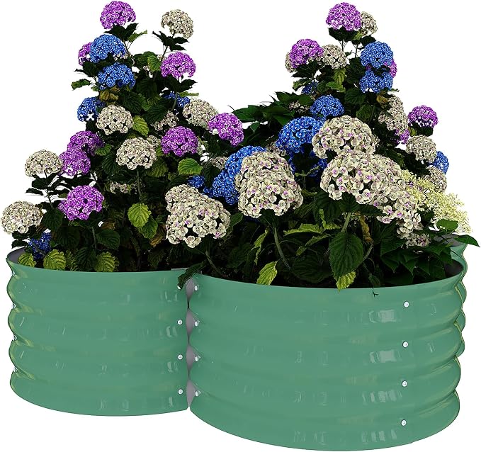 Green Petal-shaped