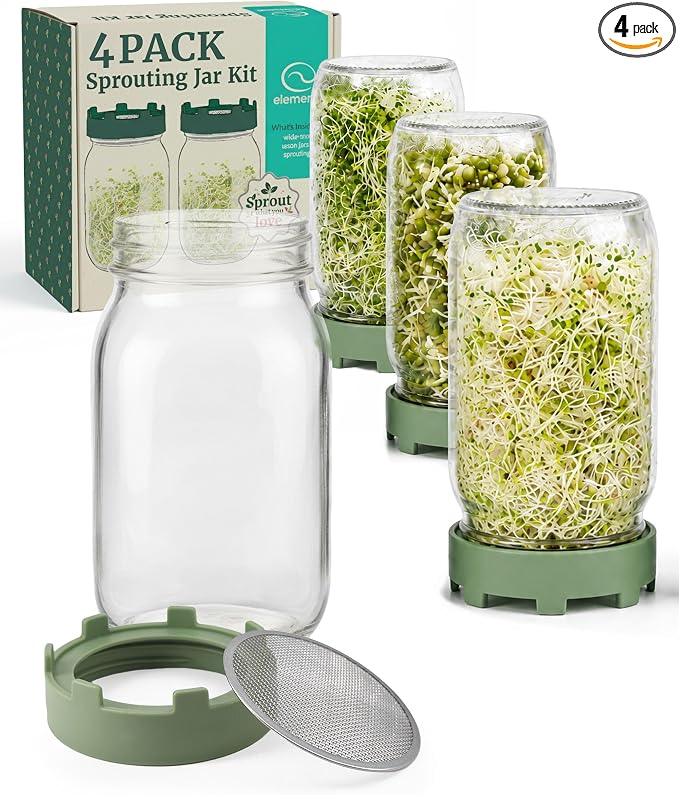 Sage Green Lids & Jars