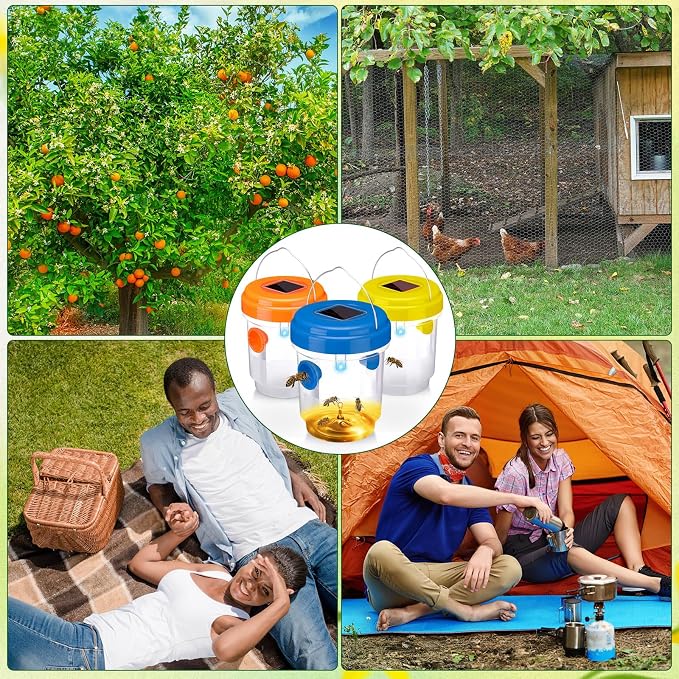 Orange, Yellow, Blue