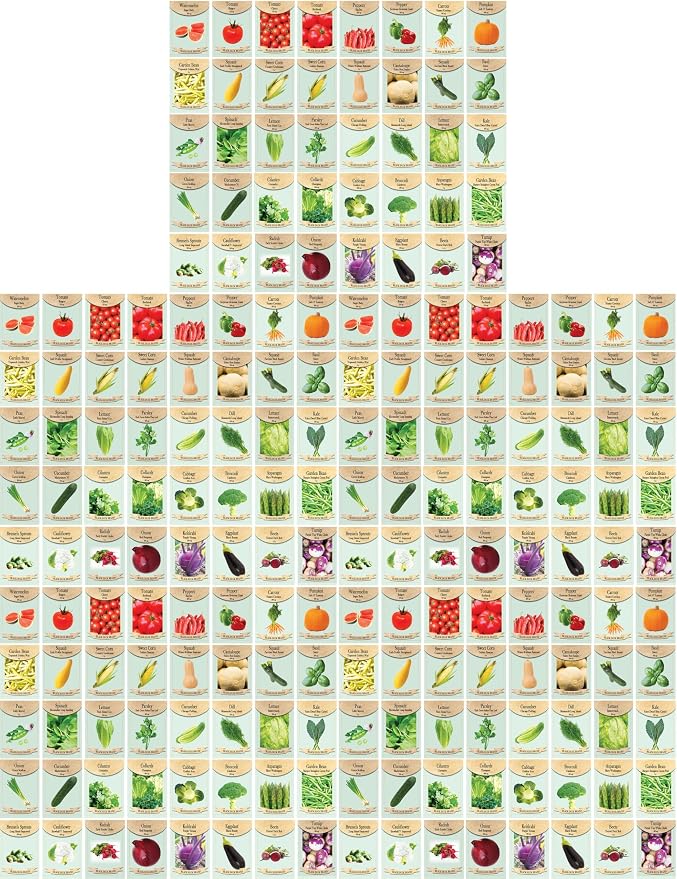 250 Vegetable Seeds