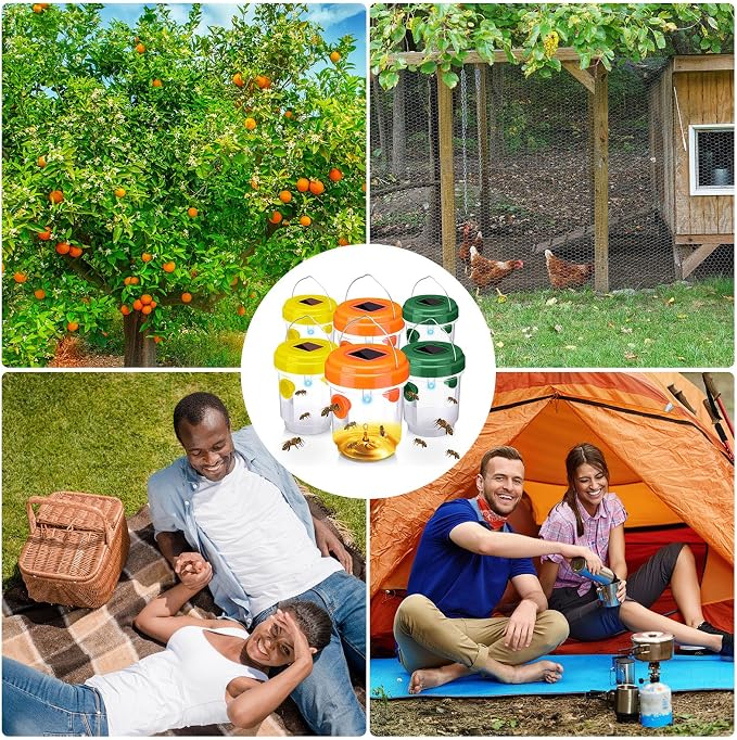 Orange, Green, Yellow